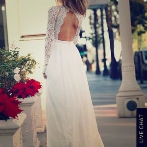 NWT Awaken My Love White Dress